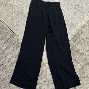 LOFT Black Wide Leg Pants